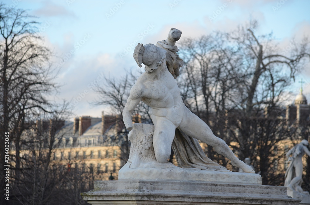 monument france sculpture Tuileries Garden Paris