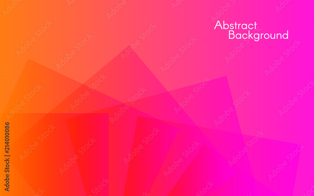 Obraz premium Abstract color background. Minimal design. Geometric shapes on bright backdrop. Vector illustration for banner, poster, web