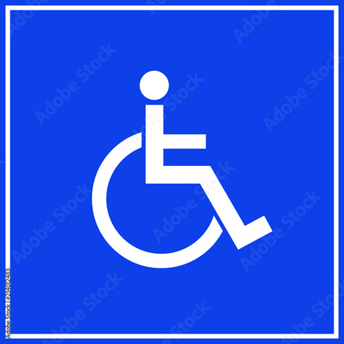 disability sign vector sing