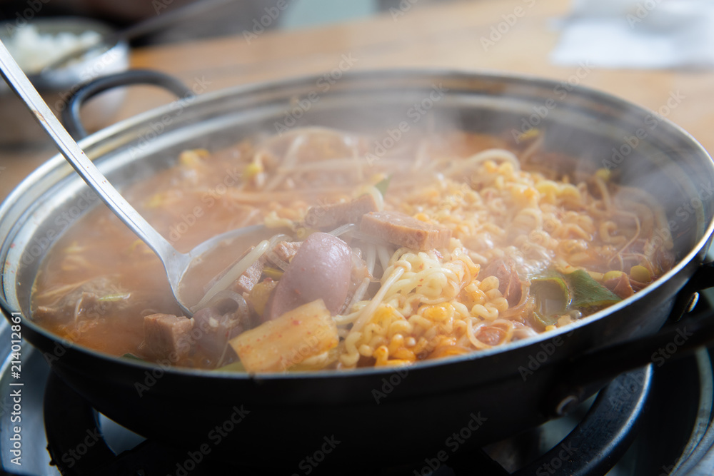Budaejjigae(Army base stew), South Korea Stew Budaejjigae(Army base stew), South Korea Stew