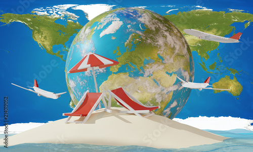 island sand beach chairs wi...