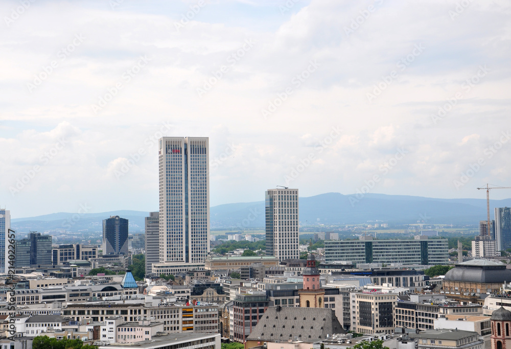 Obraz premium Frankfurt City center skyline