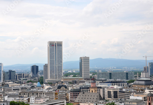 Fototapeta Naklejka Na Ścianę i Meble -  Frankfurt City center skyline