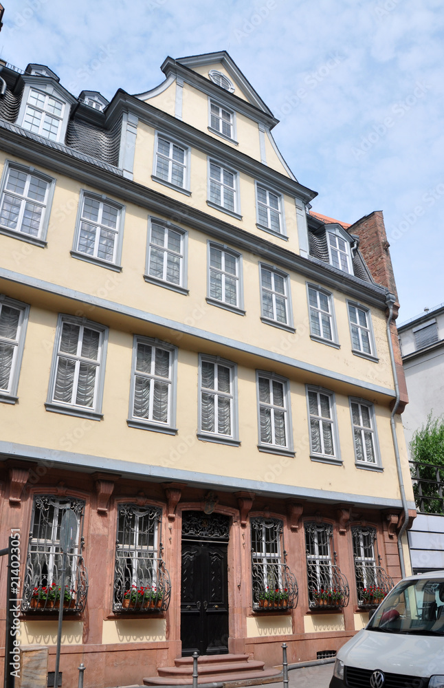 Fototapeta premium Gothe´s house Frankfurt