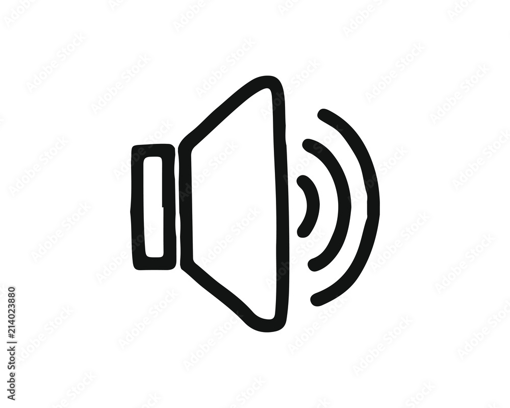 sound icon hand drawn design illustration,designed for web and app sound icon hand drawn design illustration,designed for web and app