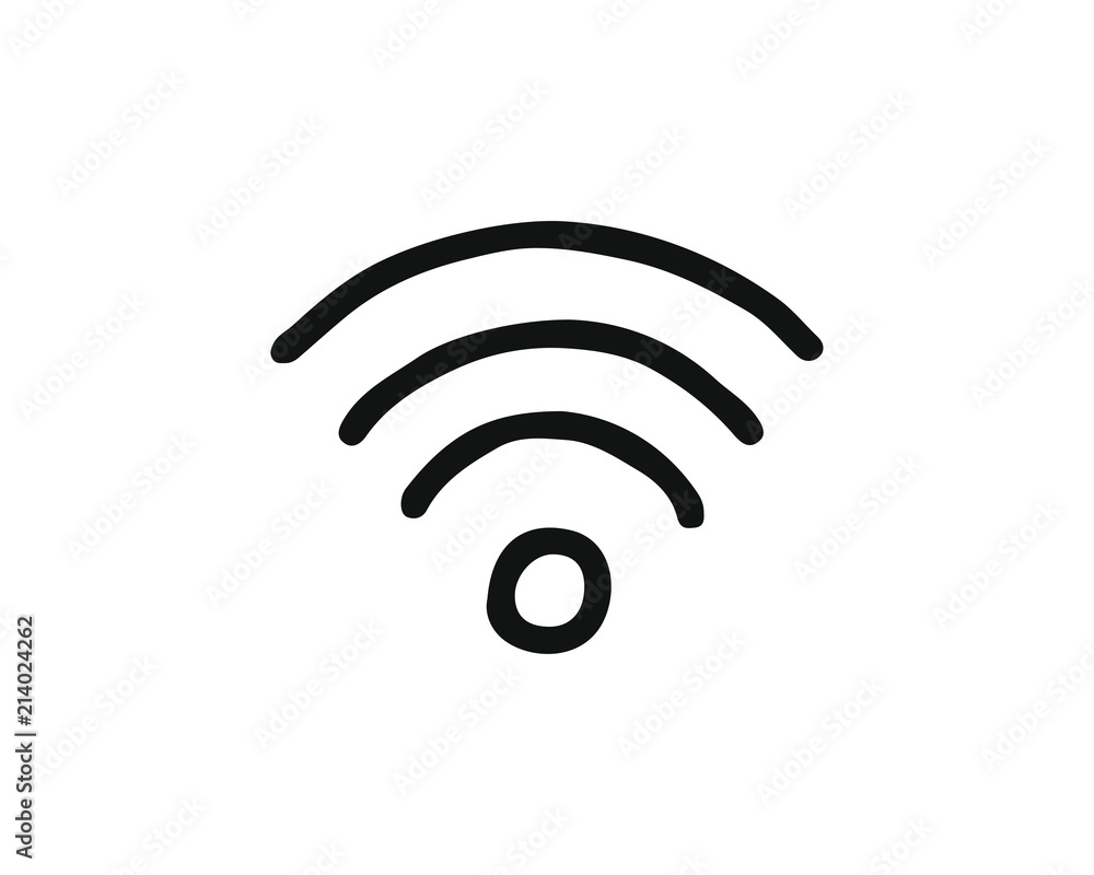 wifi icon hand drawn design illustration,designed for web and app wifi icon hand drawn design illustration,designed for web and app