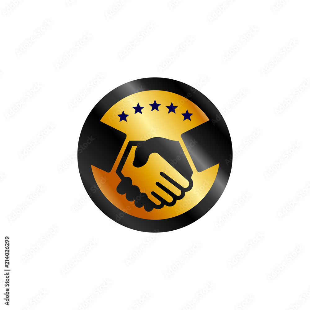 handshake icon vector symbol. Best deal icon vector. handshake icon vector symbol. Best deal icon vector.