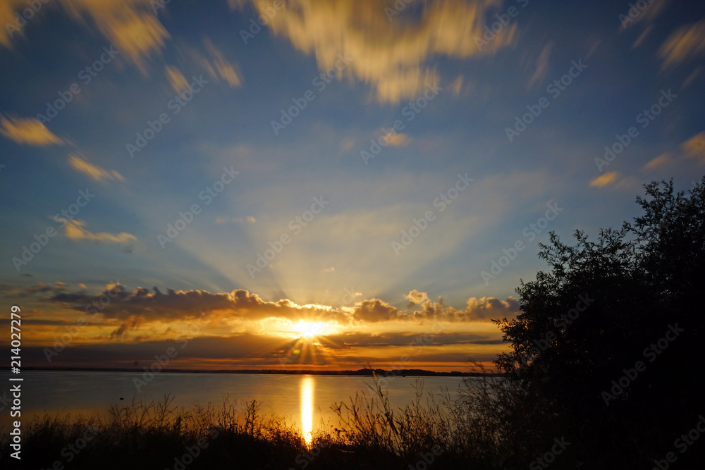 Lever de soleil sur le lac du Der Lever de soleil sur le lac du Der