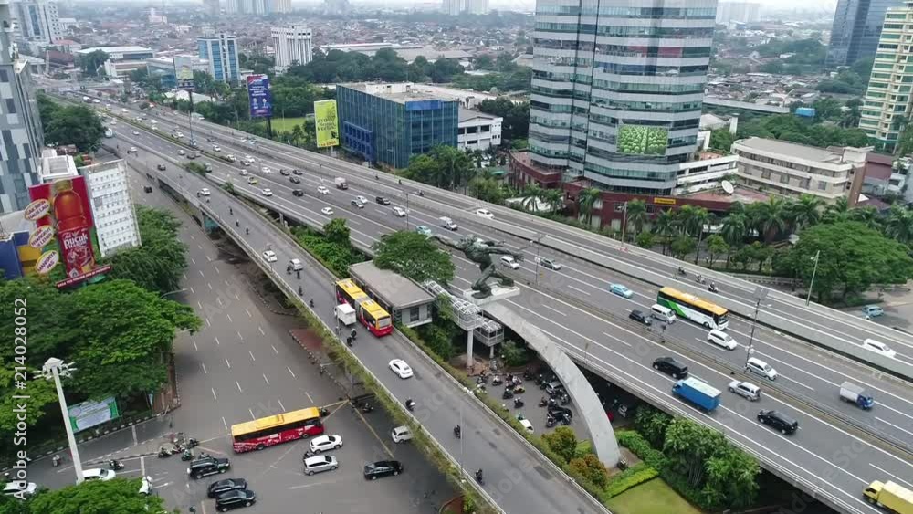 Aerial cinematic Pancoran Jakarta Aerial cinematic Pancoran Jakarta
