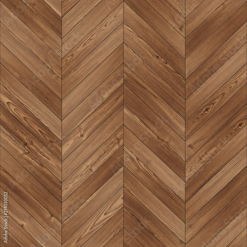 Seamless brown parquet texture