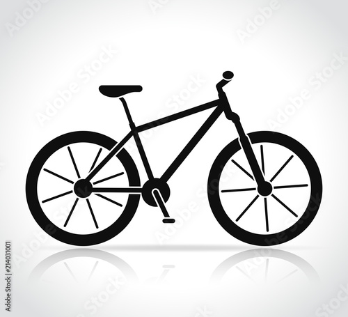 Vector mountain bike icon