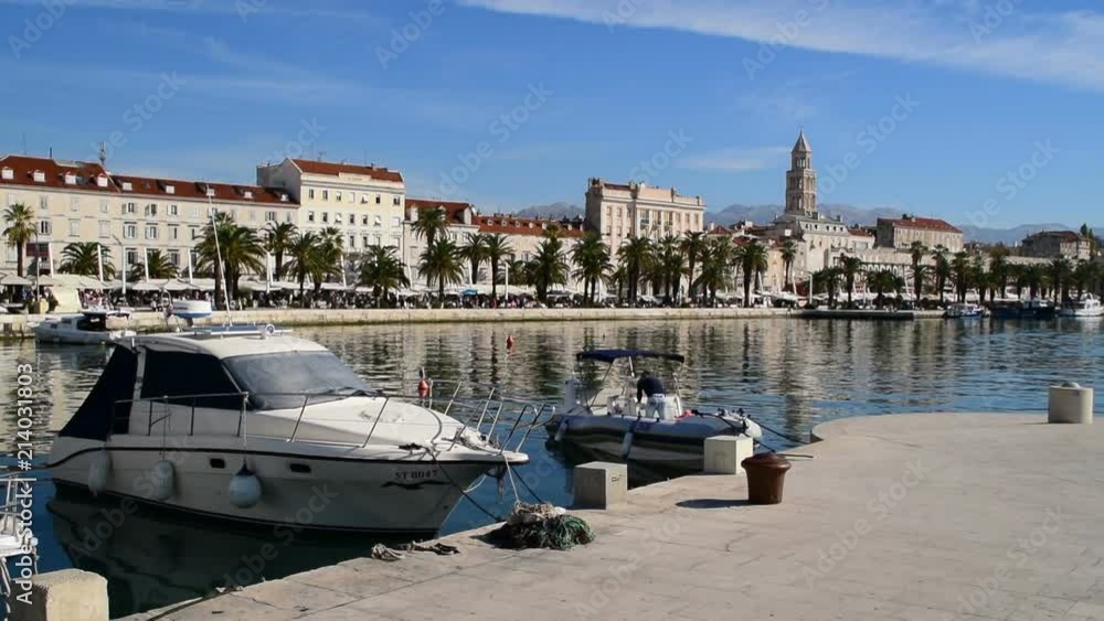 Panoramic View Of Split, Croatia October 19, 2017 Panoramic View Of Split, Croatia October 19, 2017