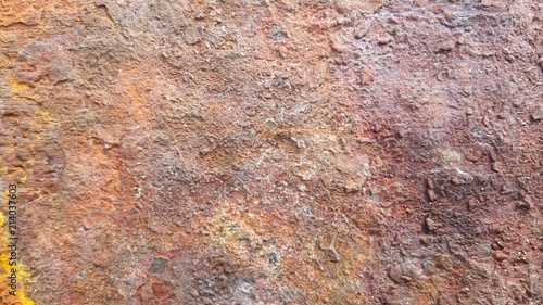 textured wall with rust