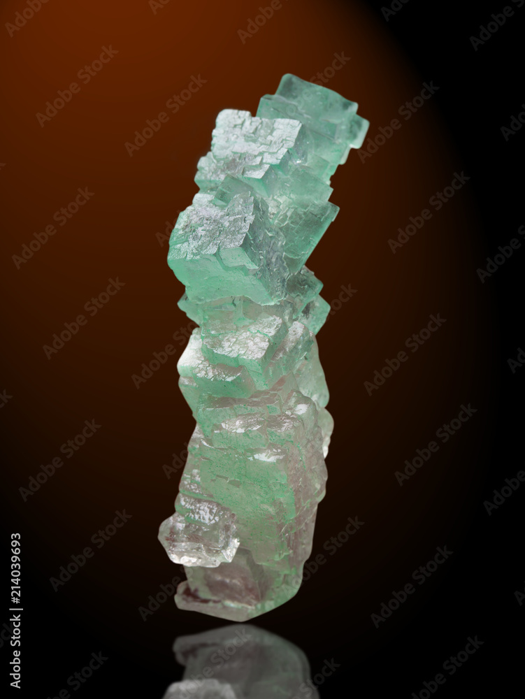 Halite salt cubes isolated on the white background Halite salt cubes isolated on the white background