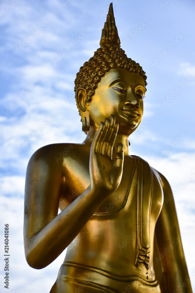 Face of buddha statue , Thailand.