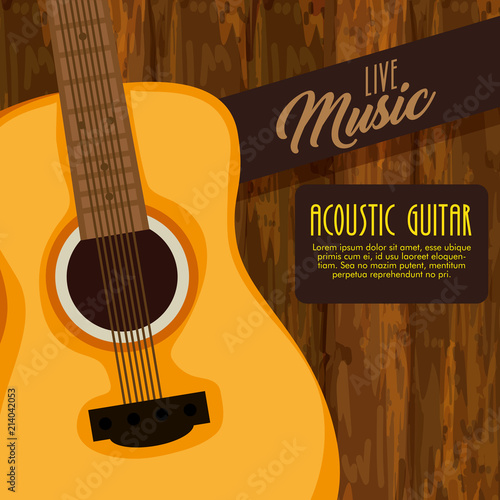 guitar acoustic instrument label