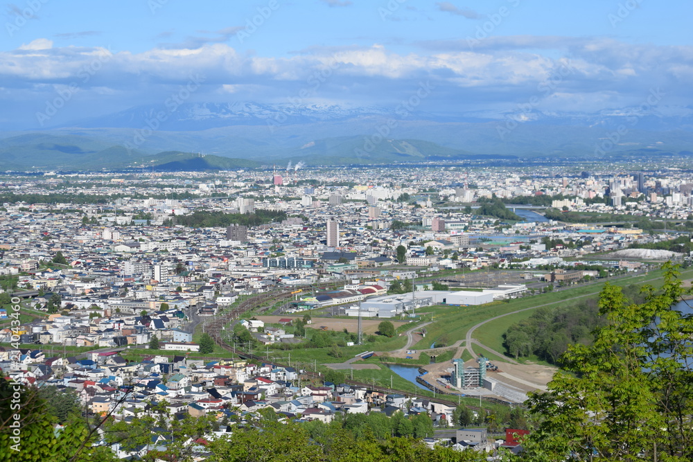 北海道旭川市の街並み