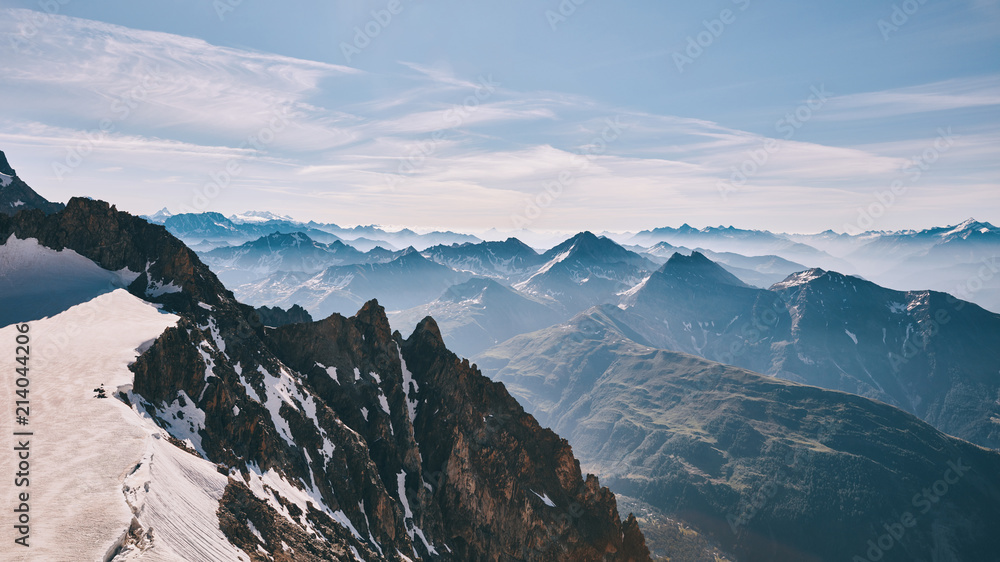 Fototapeta Ząb Punta Helbronner giganta Mont Blanc