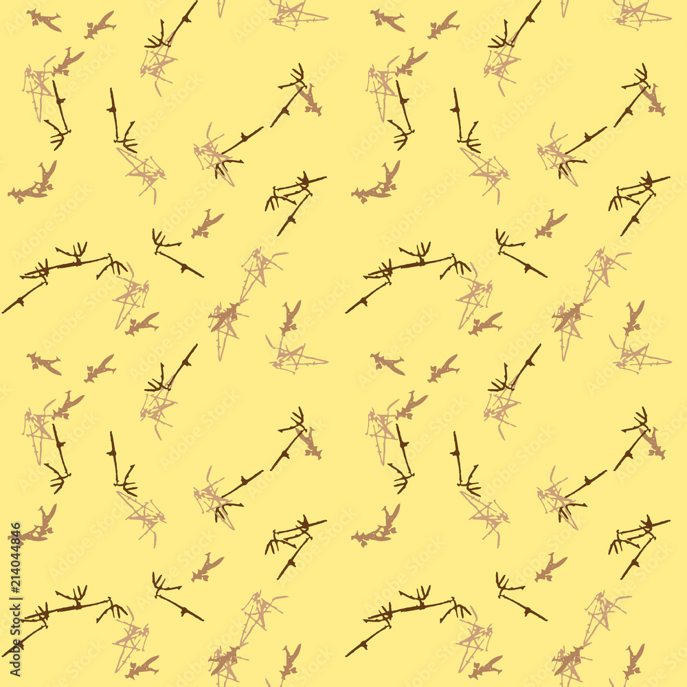Military camouflage seamless pattern in yellow, beige and brown colors Military camouflage seamless pattern in yellow, beige and brown colors