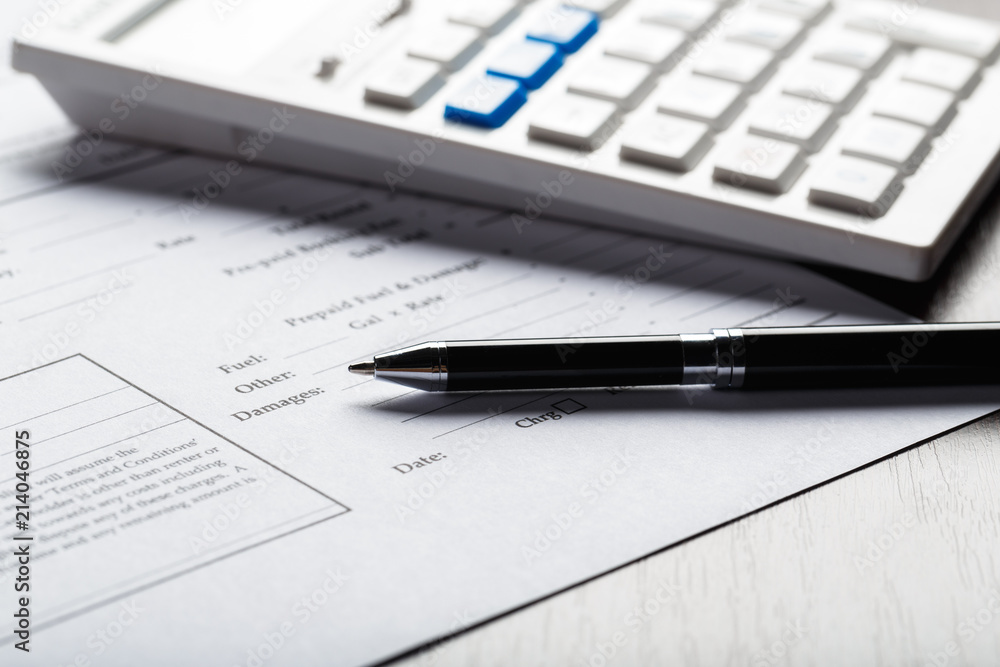 contract papers on desk contract papers on desk
