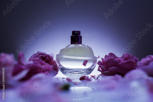perfume and flowers photo