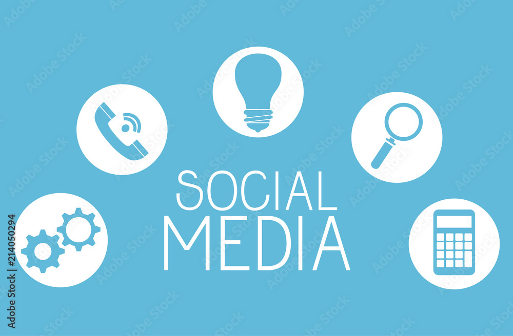 social media set icons social media set icons
