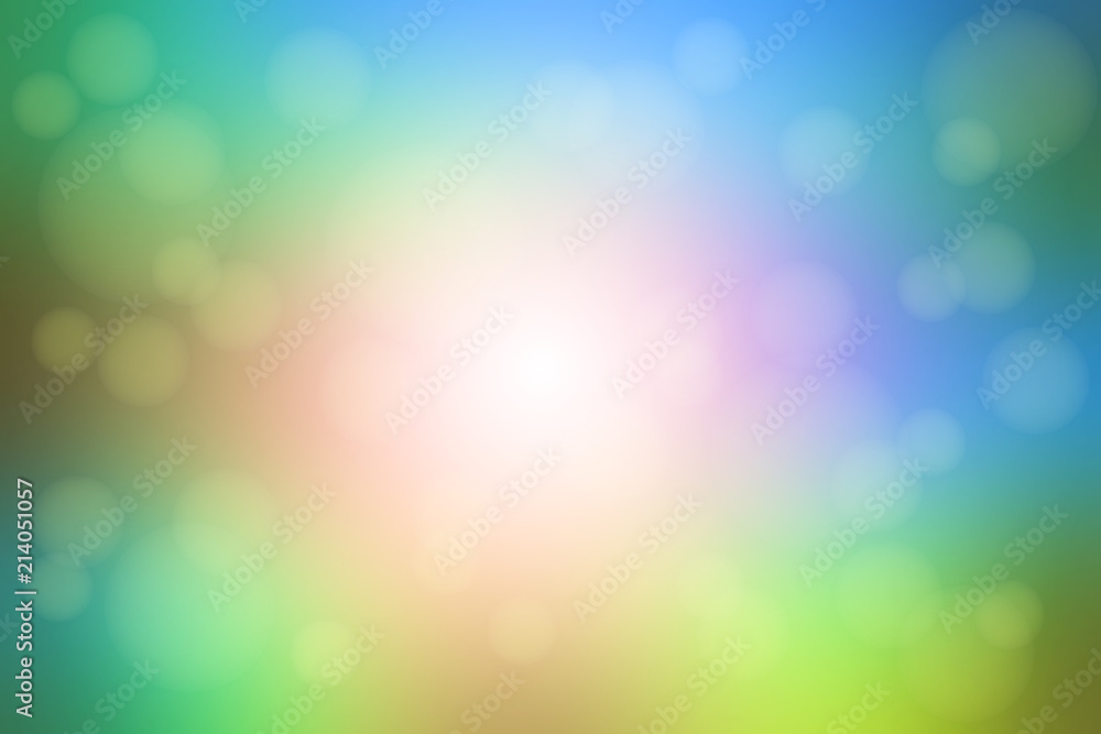 Pink green blue blurred background with bokeh lights Pink green blue blurred background with bokeh lights