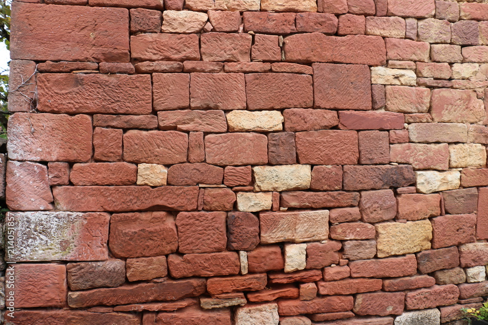 Obraz premium mur rouge