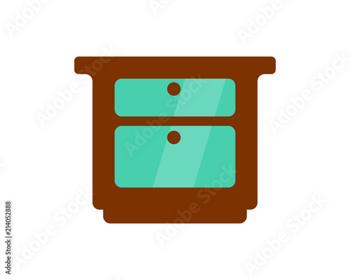 cupboard furnishing furniture household home image vector icon