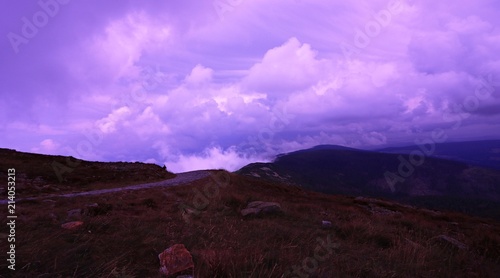 Alpy fog mountain