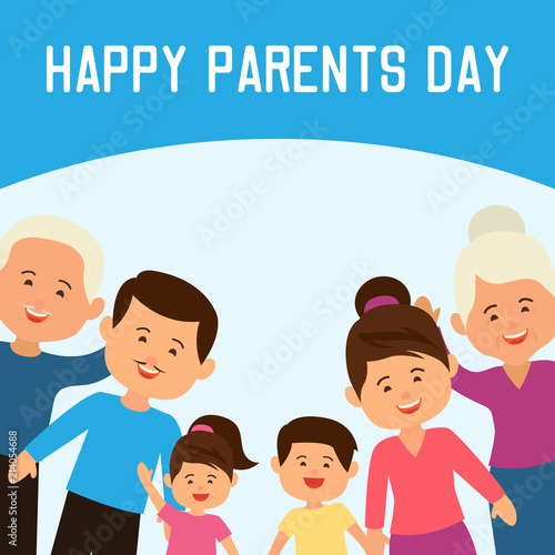  happy parents's day concept