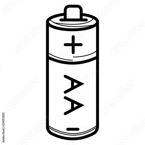 Battery icon, vector