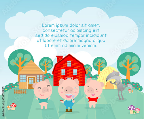 Three little pigs
