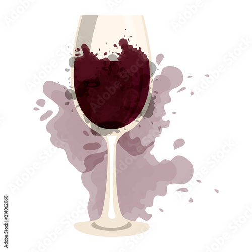 wine cups silhouettes icon