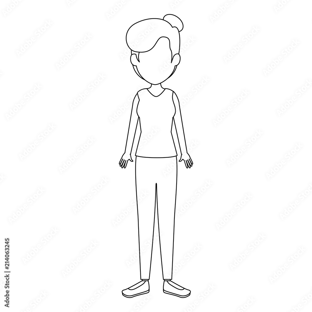 beautiful and young woman character beautiful and young woman character