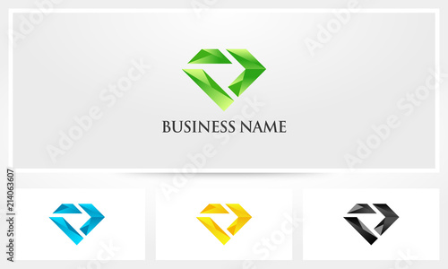 Diamond Polygon Logo