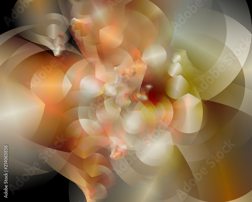 Abstract vector texture composed of simple elements