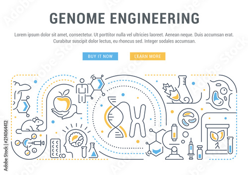 Linear Banner of Genome Engineering.