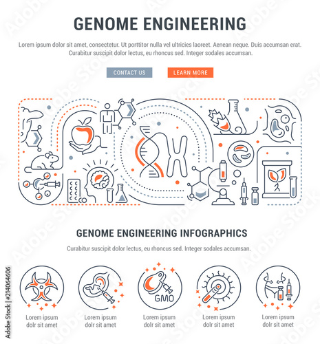 Linear Banner of Genome Engineering.