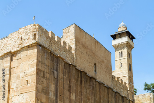 Картината върху платно Cave of the Patriarchs, Cave of Machpelah in Hebron, Israel