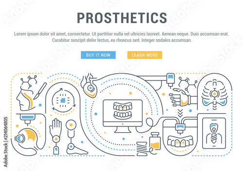 Linear Banner of Prosthetics.