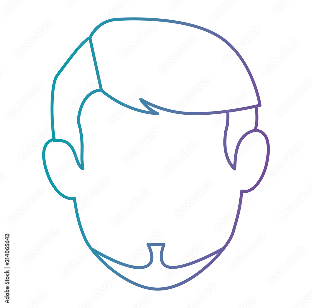 young man avatar head character vector illustration design young man avatar head character vector illustration design