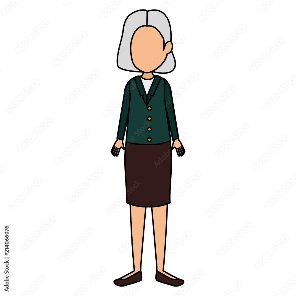 old woman avatar character vector illustration design old woman avatar character vector illustration design
