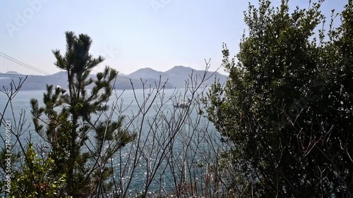 The Innoshima Island Bridge and the Seto Inland Sea photo