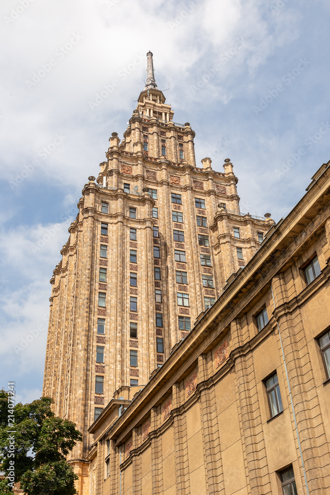 Fototapeta premium building of Latvian Academy of Sciences
