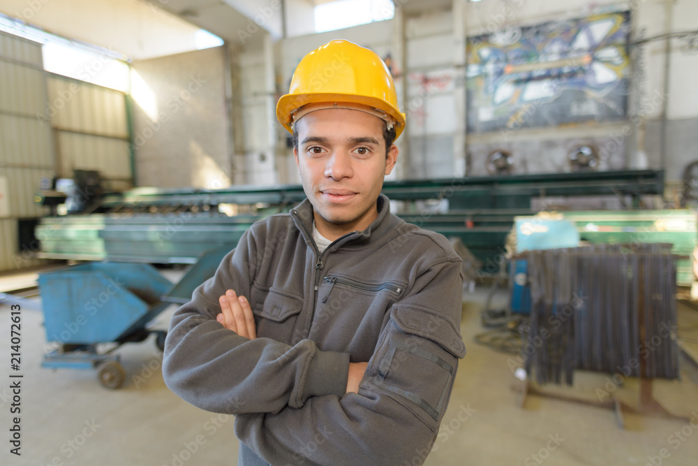 industrial machine operator posing industrial machine operator posing