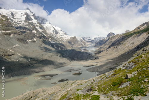Grossglockner, the highest mountain in Austria with the Pasterze glacier © fotoember