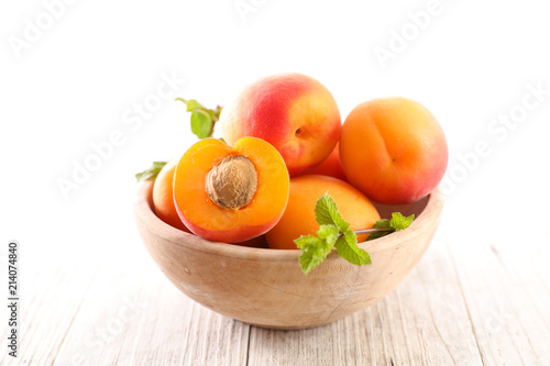 bowl of apricot