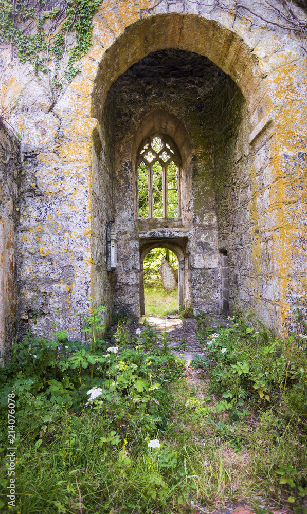 Cornish church ruin