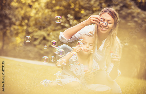 Bubbles are fun for play.